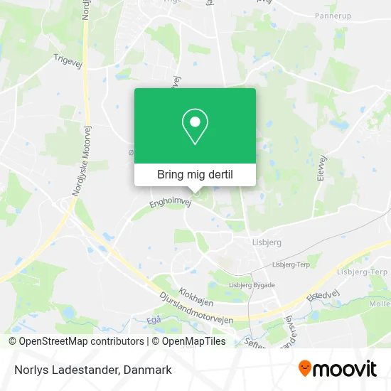 Norlys Ladestander kort