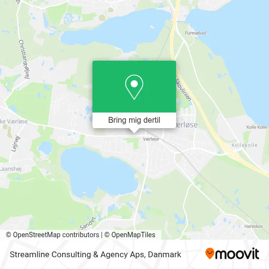 Streamline Consulting & Agency Aps kort