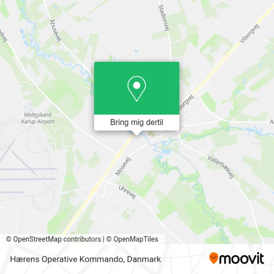 Hærens Operative Kommando kort