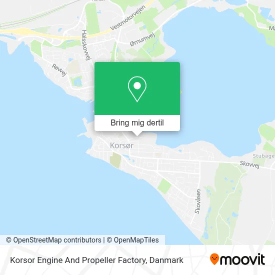 Korsor Engine And Propeller Factory kort