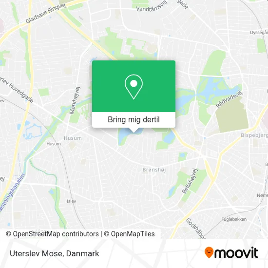 Uterslev Mose kort