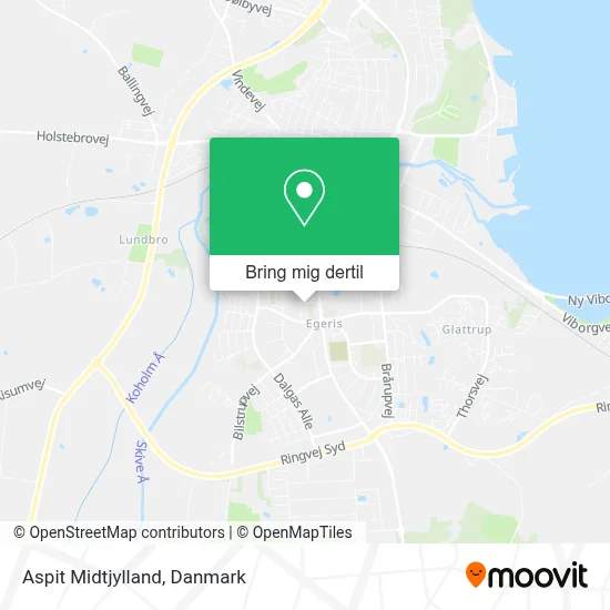 Aspit Midtjylland kort