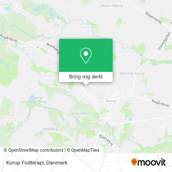 Korup Fodterapi kort