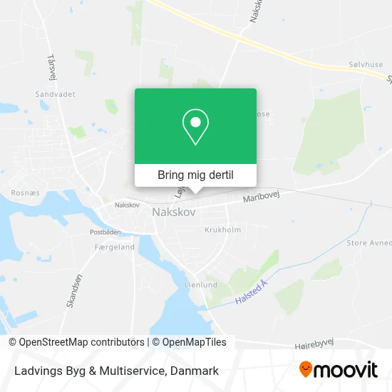 Ladvings Byg & Multiservice kort