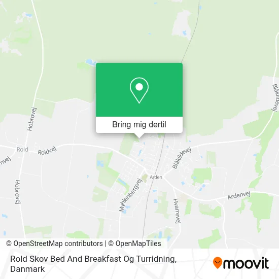 Rold Skov Bed And Breakfast Og Turridning kort