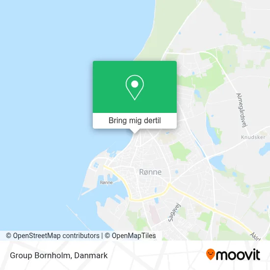 Group Bornholm kort