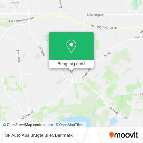 SF Auto Aps Brugte Biler kort