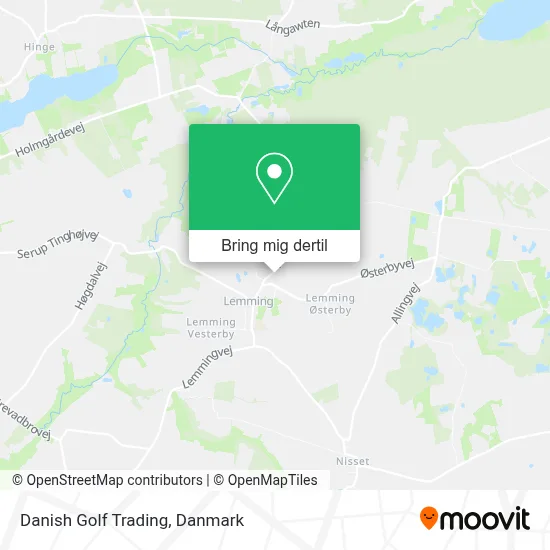 Danish Golf Trading kort