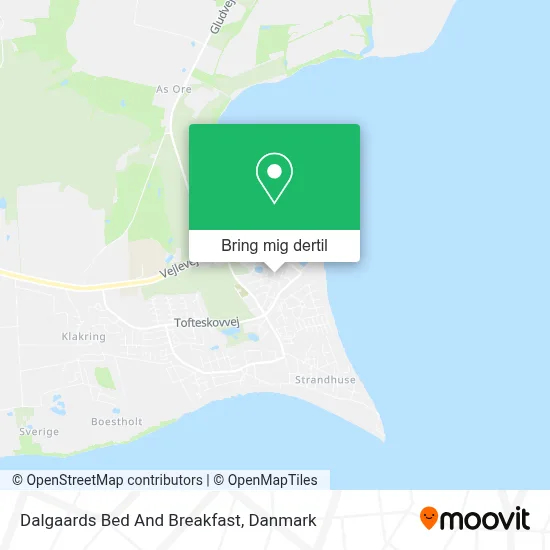 Dalgaards Bed And Breakfast kort
