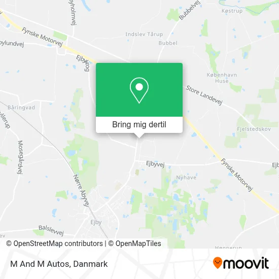 M And M Autos kort