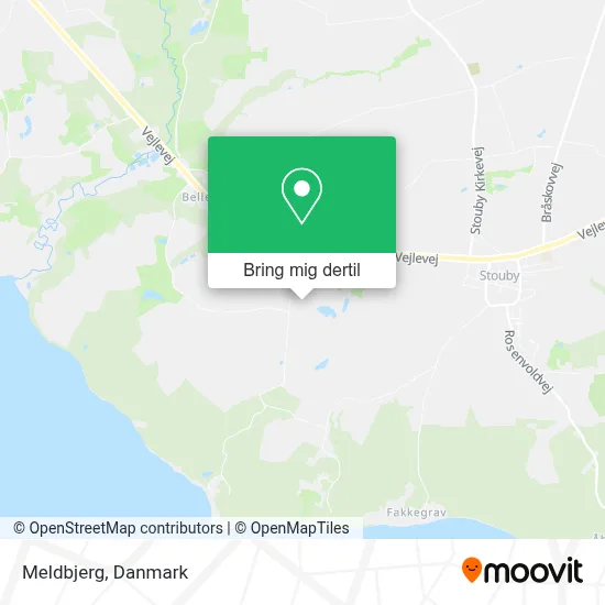 Meldbjerg kort
