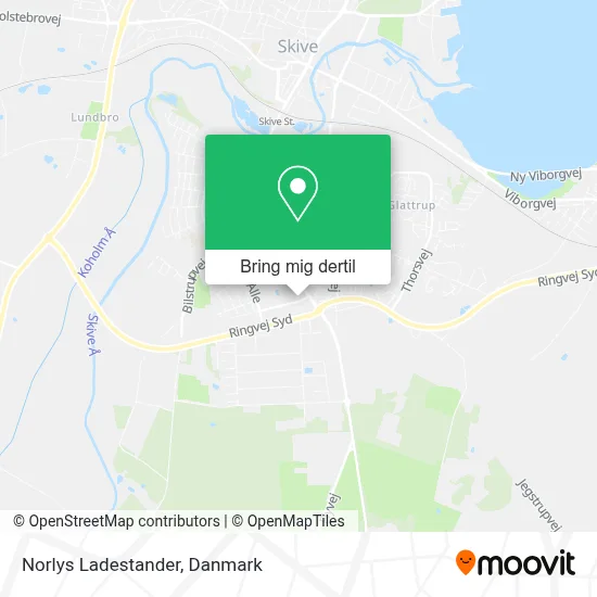 Norlys Ladestander kort