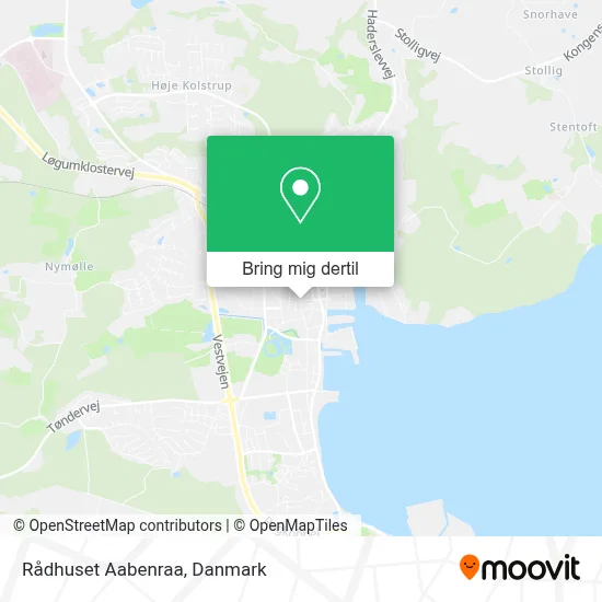 Rådhuset Aabenraa kort