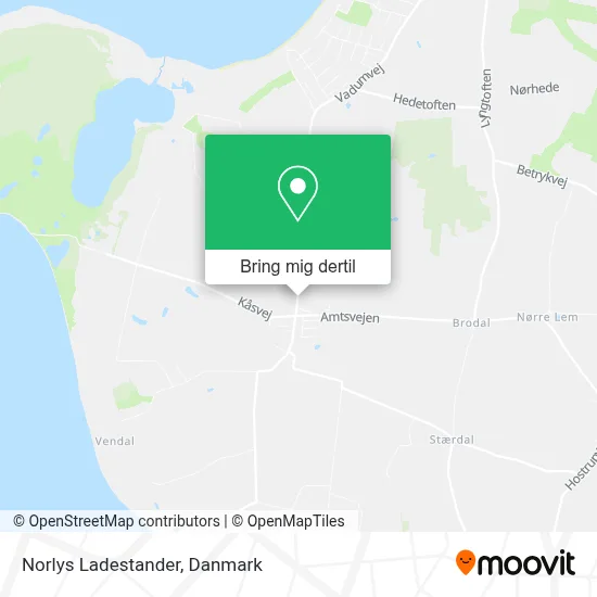 Norlys Ladestander kort