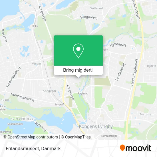 Frilandsmuseet kort