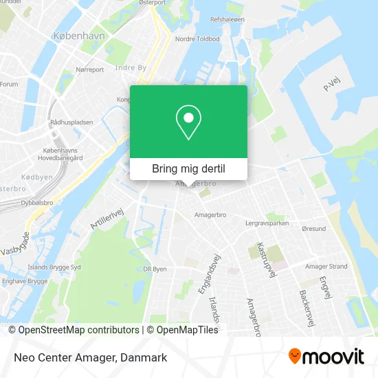 Neo Center Amager kort