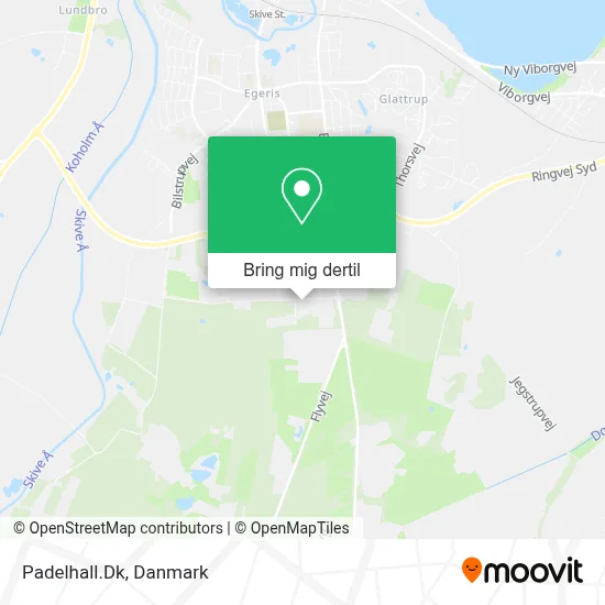 Padelhall.Dk kort