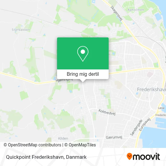 Quickpoint Frederikshavn kort