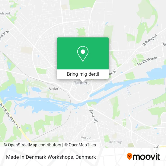 Made In Denmark Workshops kort