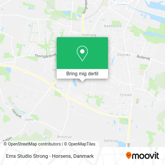 Ems Studio Strong - Horsens kort