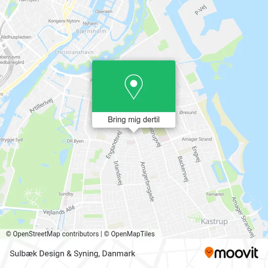 Sulbæk Design & Syning kort