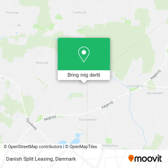 Danish Split Leasing kort