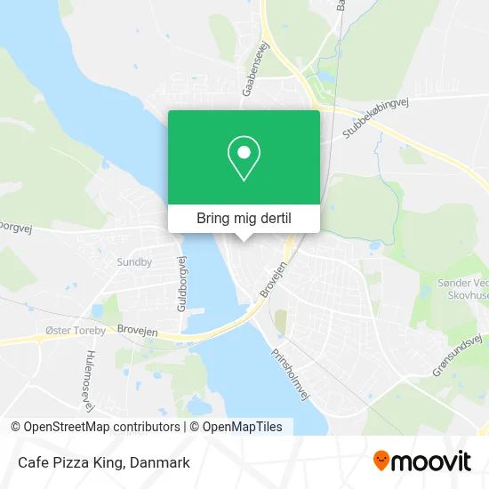 Cafe Pizza King kort