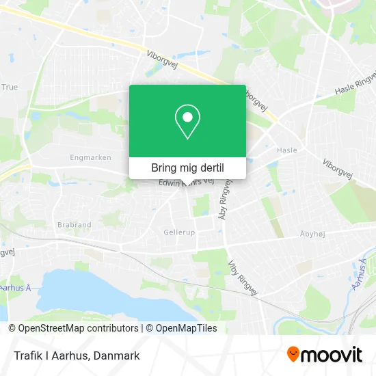 Trafik I Aarhus kort