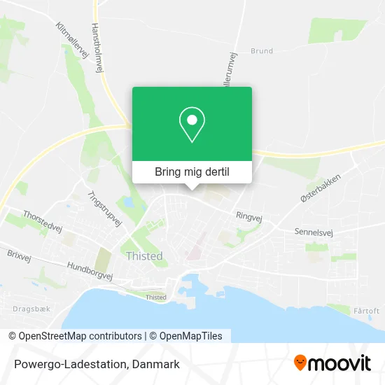 Powergo-Ladestation kort