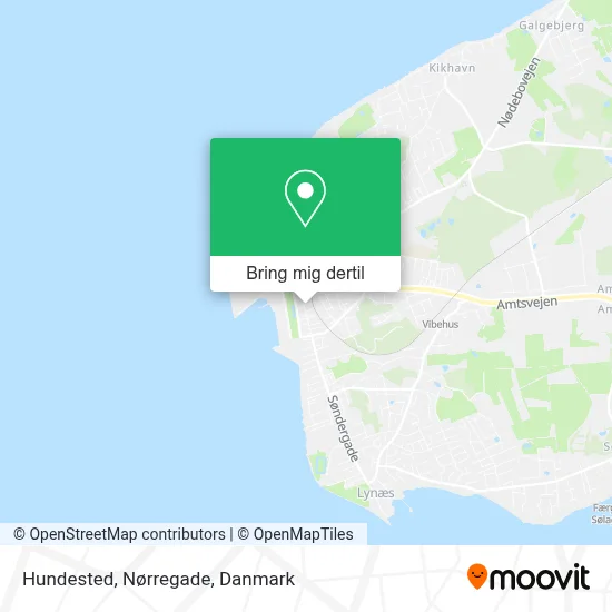 Hundested, Nørregade kort