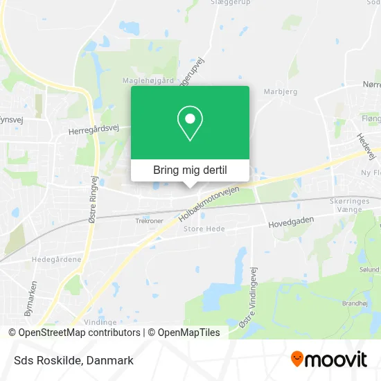 Sds Roskilde kort