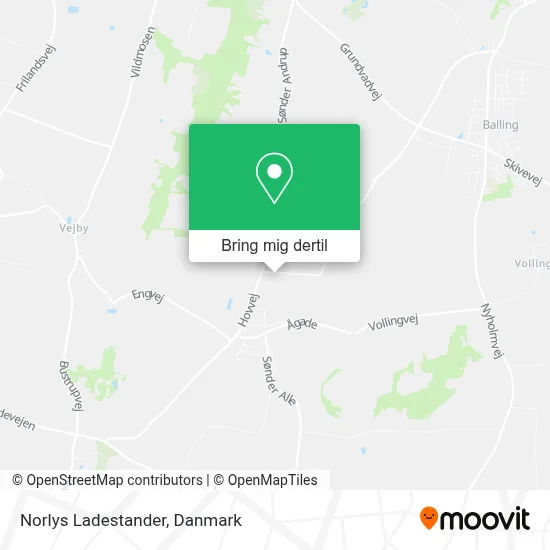 Norlys Ladestander kort