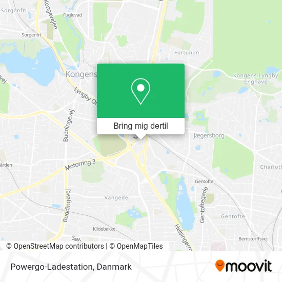 Powergo-Ladestation kort