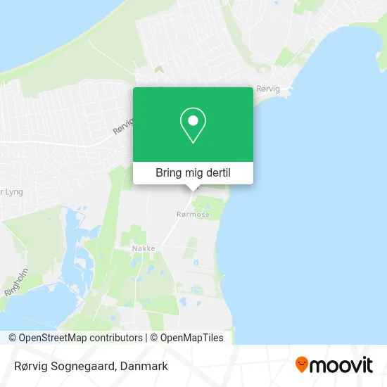 Rørvig Sognegaard kort