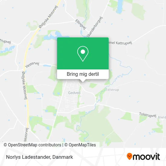 Norlys Ladestander kort