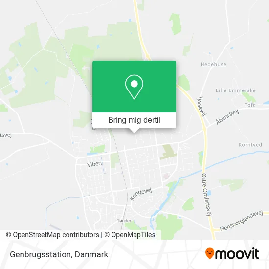 Genbrugsstation kort