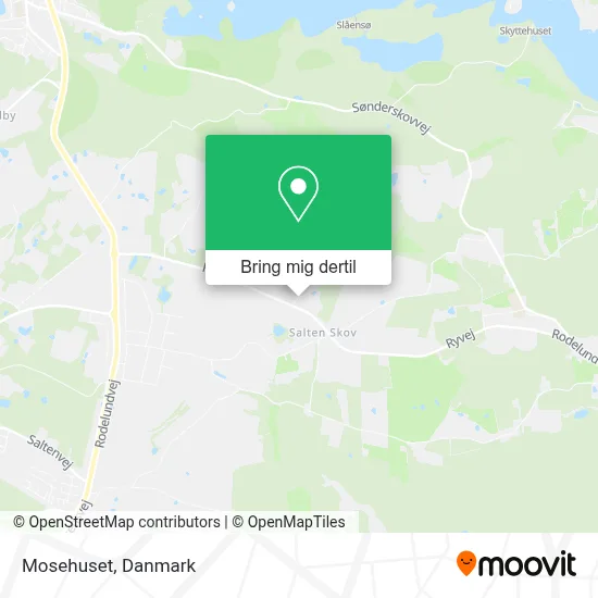 Mosehuset kort