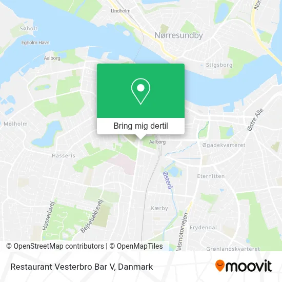 Restaurant Vesterbro Bar V kort