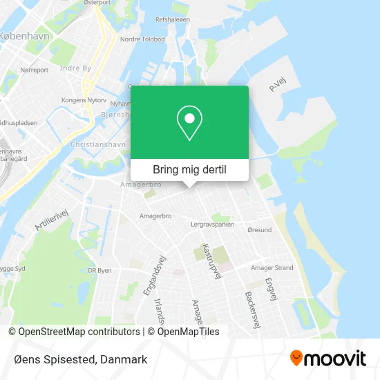 Øens Spisested kort