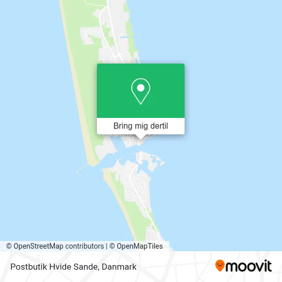 Postbutik Hvide Sande kort