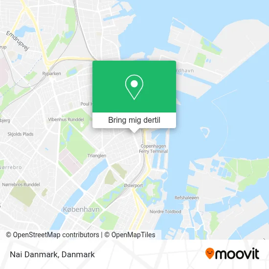 Nai Danmark kort