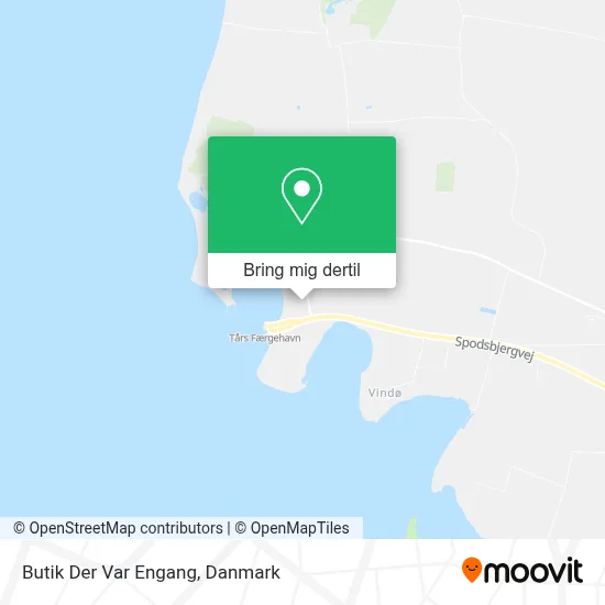 Butik Der Var Engang kort