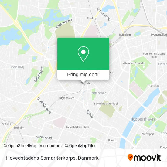 Hovedstadens Samariterkorps kort