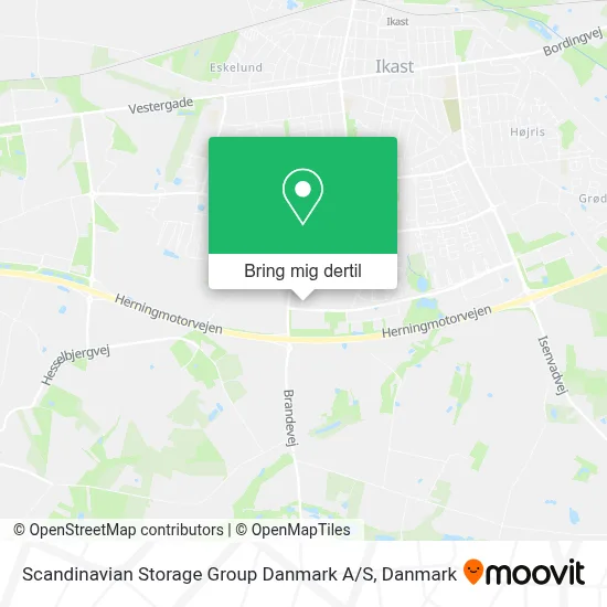 Scandinavian Storage Group Danmark A / S kort