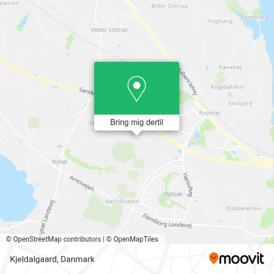 Kjeldalgaard kort