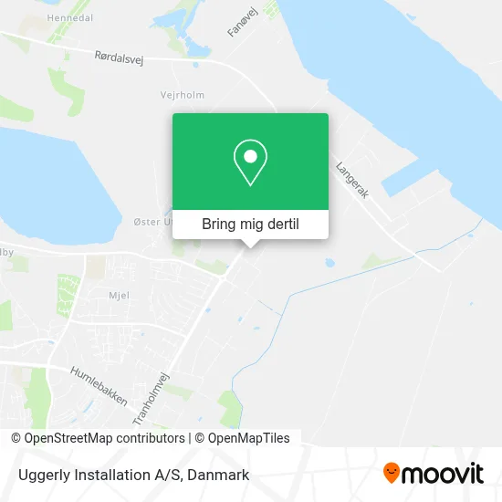 Uggerly Installation A/S kort