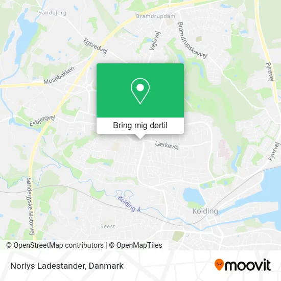 Norlys Ladestander kort