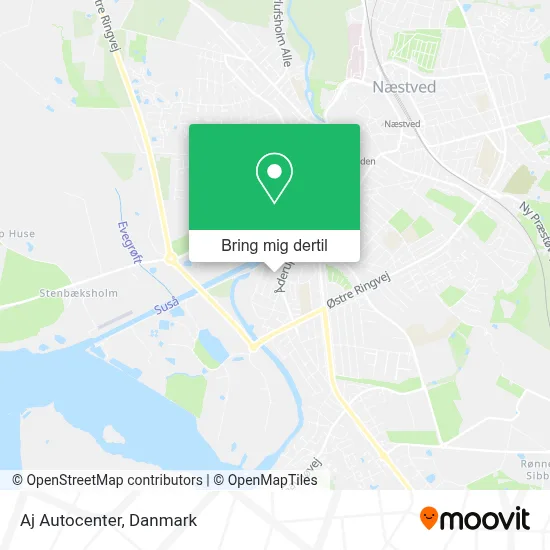 Aj Autocenter kort