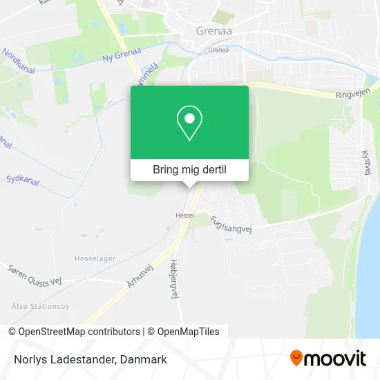 Norlys Ladestander kort
