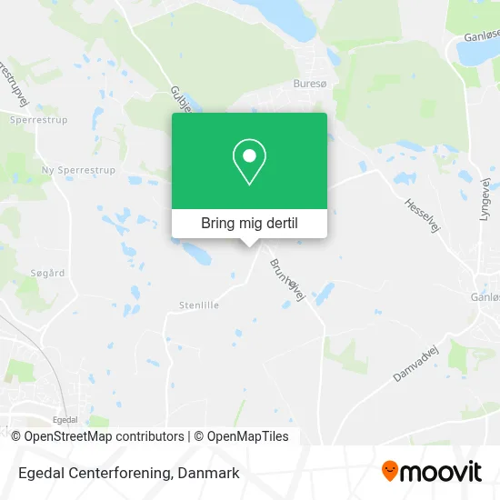 Egedal Centerforening kort